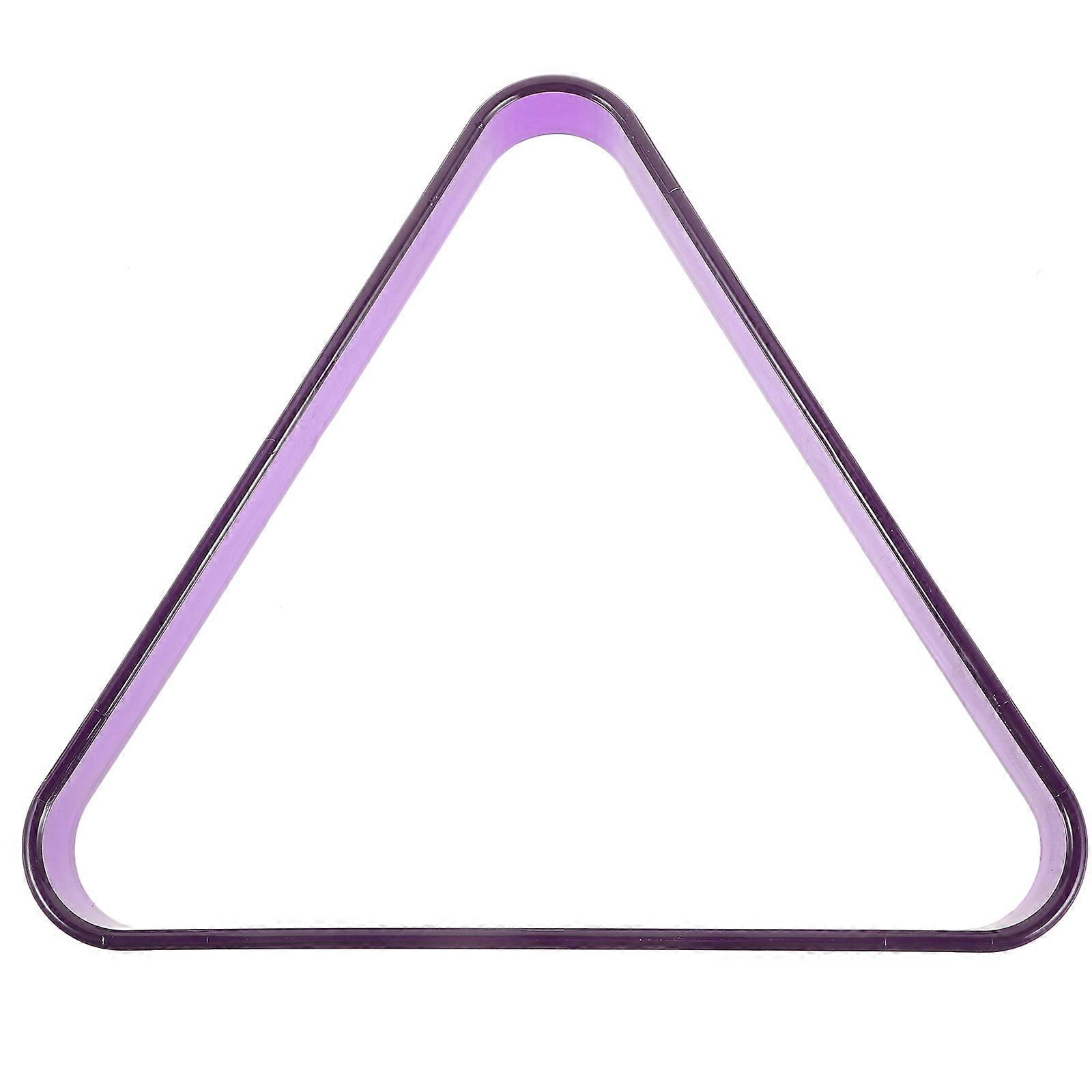 Billiard Ball Triangles Billiard Balls Holder Purple Color For Players In Room Colored Resin 1Pack