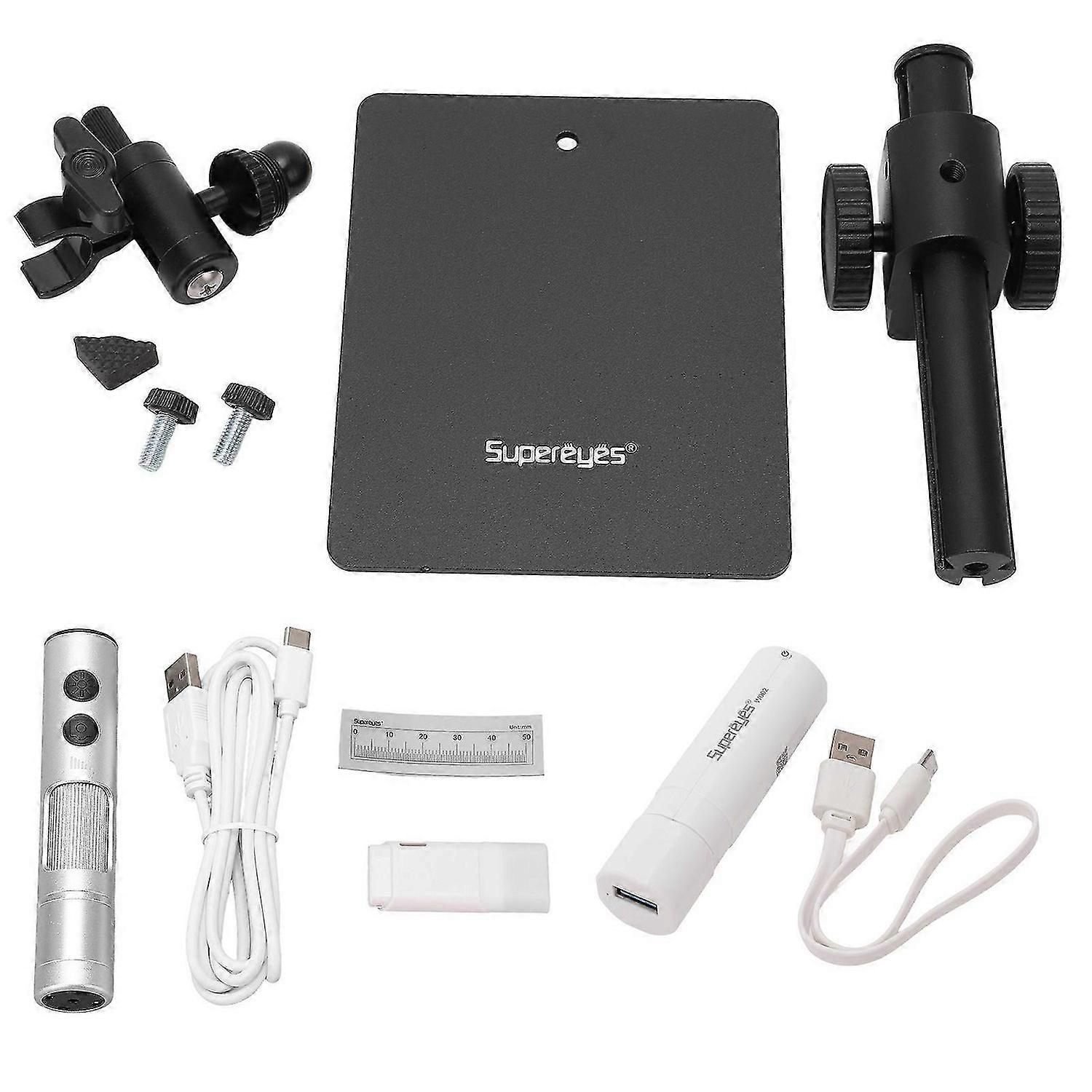 Digital Microscope 12MP Micro Viewing Magnifier Professional Electron USB with W002 Wifi Box