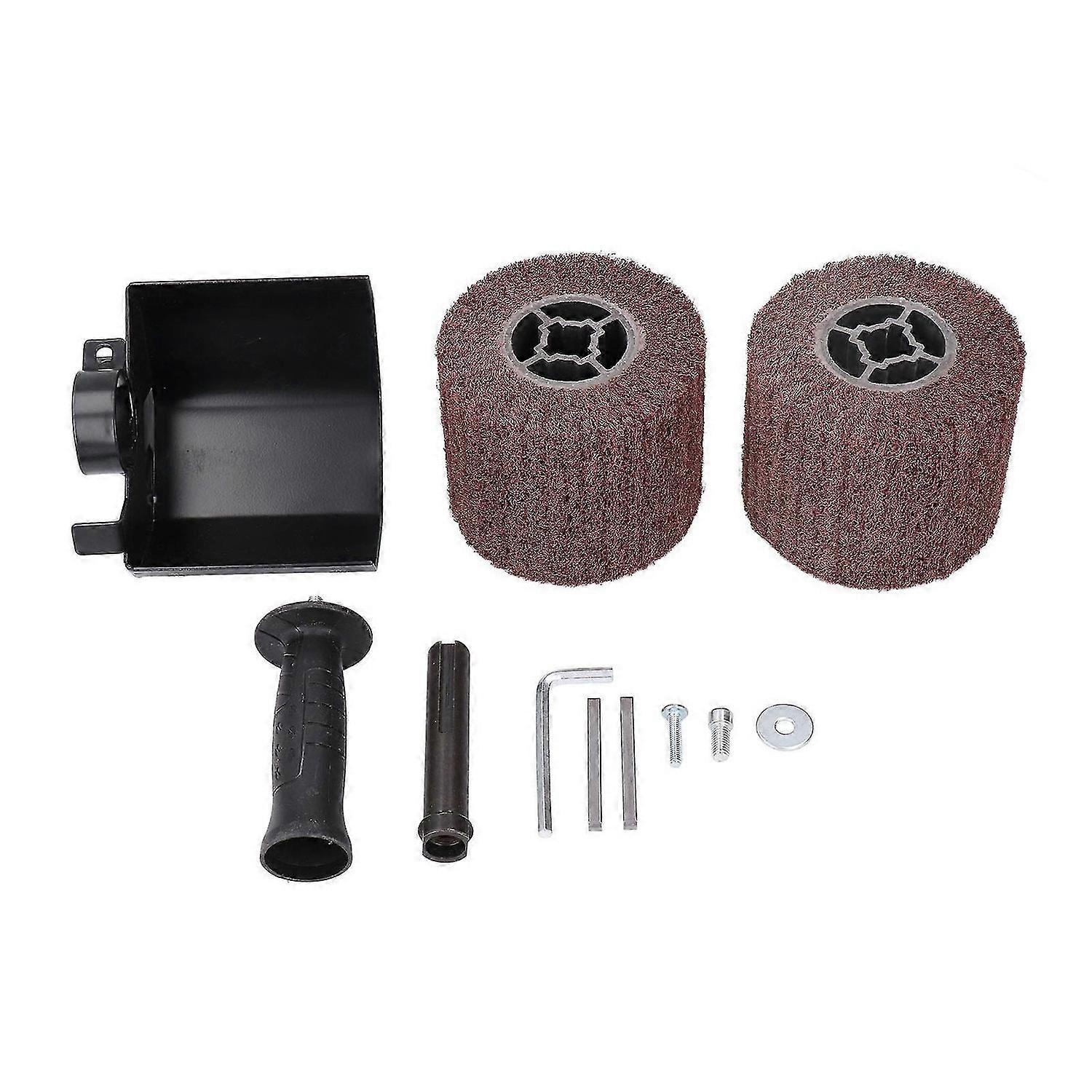 Burnishing Polishing Machine Accessory Multifunctional Handheld Polishing Machine Accessory with 2 Brushing Wheel