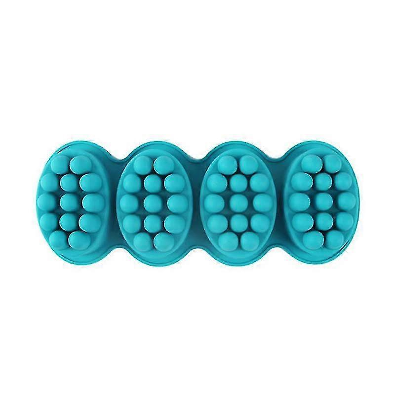 2025 Latest Model Cavities Silicone Massage Bar Soap Molds, 3d Soap Molds For Diy Soap Mak