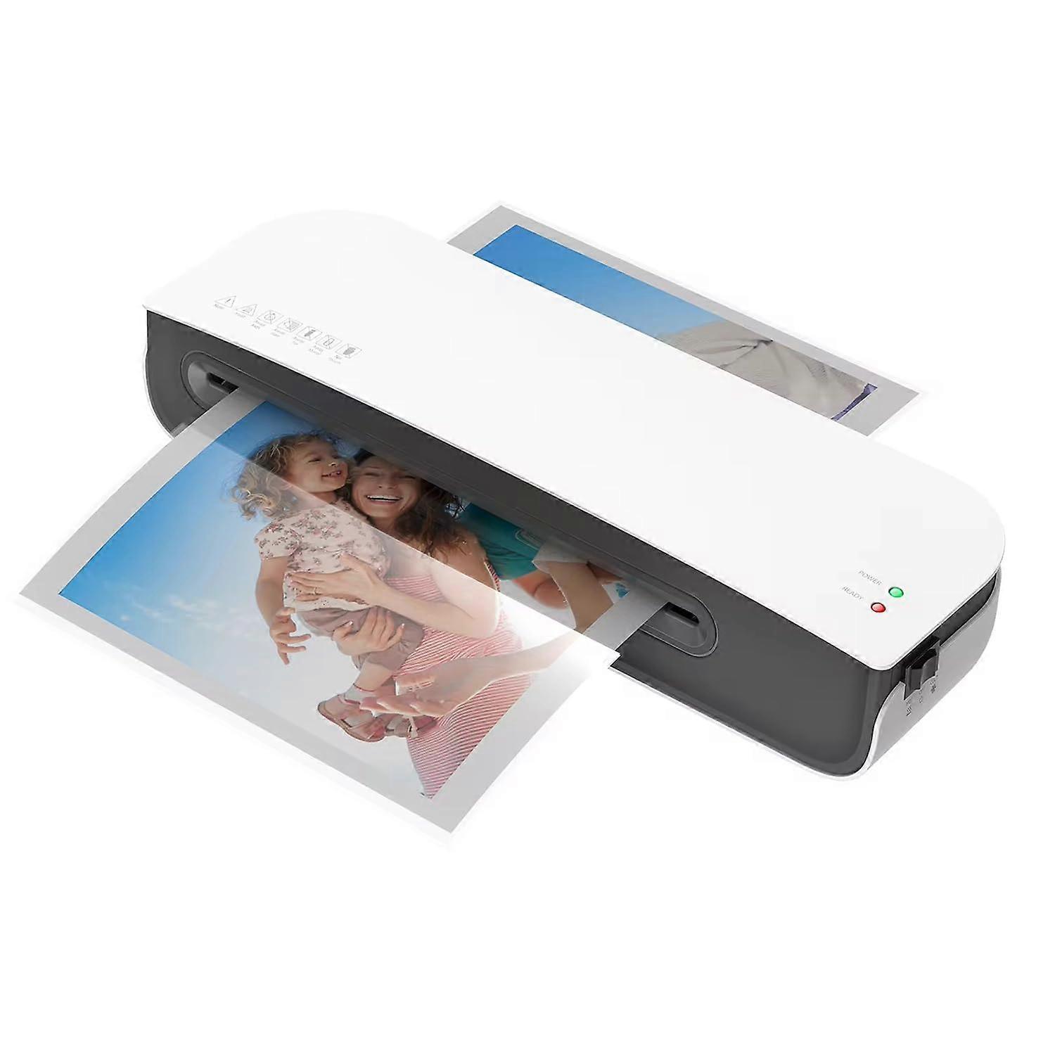 Laminator, Laminator with 6 Laminating Pouches, 80125 µm and Fast Warmup A4/A5/A6 for School/Home Use