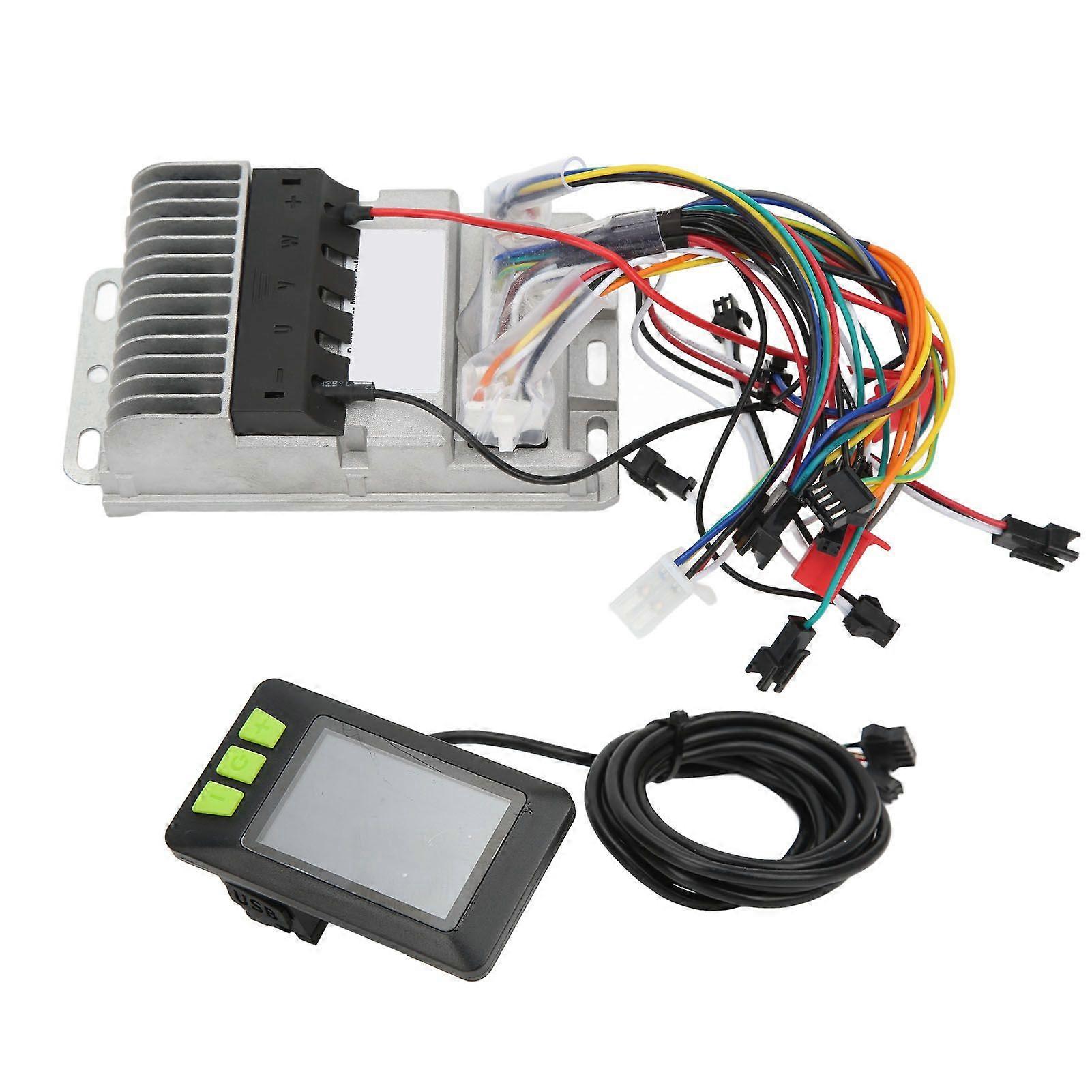 48V 60V 500W Brushless Motor Controller 930LCD Panel Set 3 Modes Sine Wave Controller for Electric Bicycle YMQX)