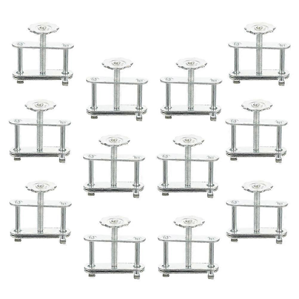 12pcs Adjustable Swivel Screw Clamps for Control Laboratory – Ergonomic Design, Smooth Finish for Safe Hose Management