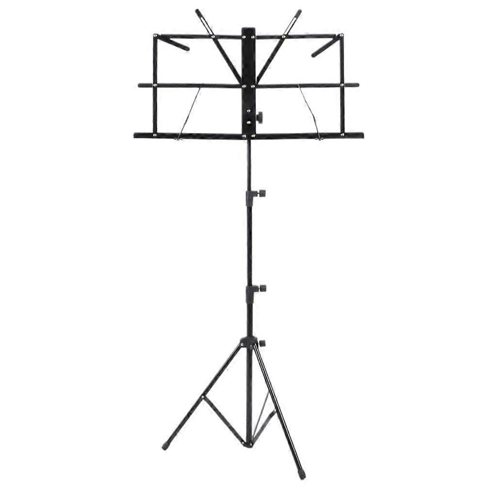 Music Stand, Music Stand Foldable and Adjustable, Music Stand for Guzheng Zither, Guitar, Violine, Musical Instrument Performance, Black A