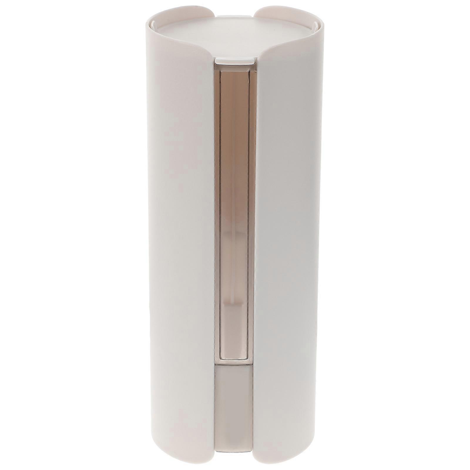 Wall-Mounted Cup Dispenser PP Material Semi-Hollow Visual Window Easy Access 24.5X12X10CM White 1Pack