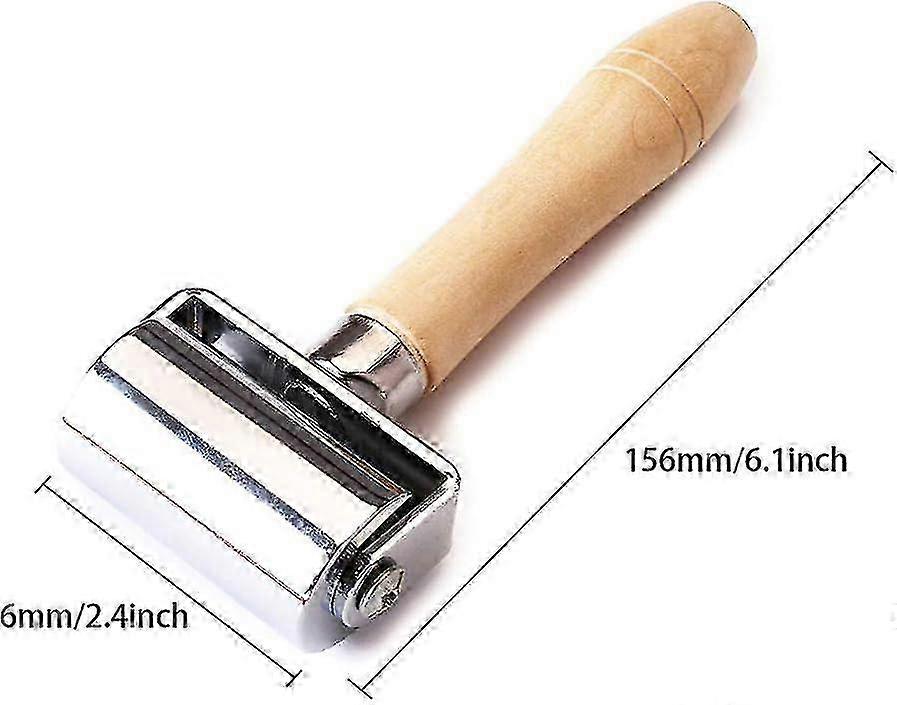 Leather Edge Roller Glue Tool 60mm/2.4" 2pc