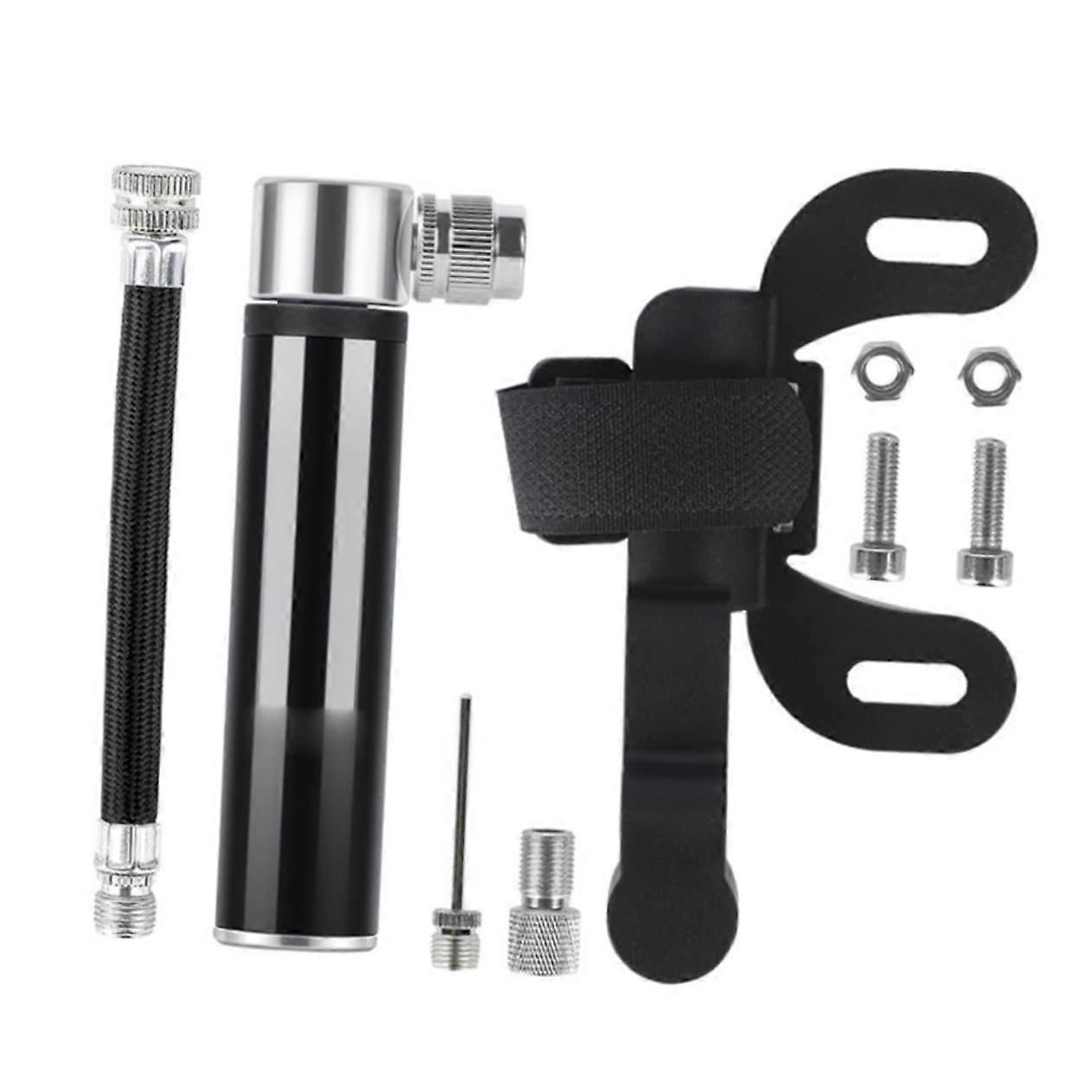 1Satz Mini Fahrradpumpe Aluminium Luftpumpe für Mountain- und Straßenräder, Sicheres Gewindeverbindungsdesign, Tragbar