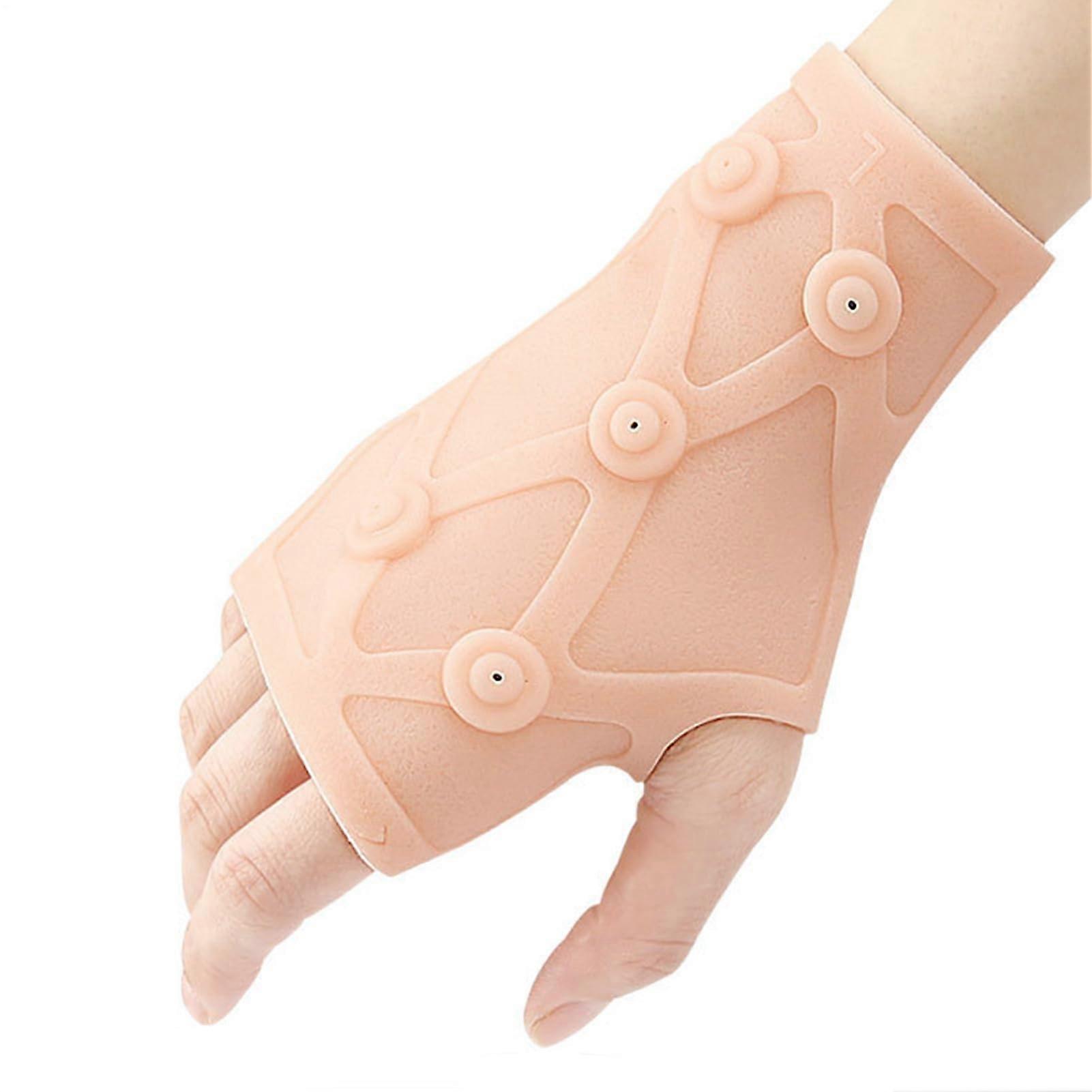 Gants magnétiques de protection de poignet d’extérieur sans doigts pour le sport, le cyclisme