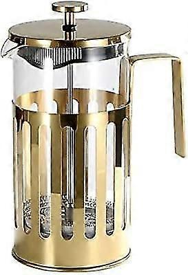 350Ml French Press Coffee Maker, Stainless Glass Coffee Maker Turkish Coffee Pot for Making Tea and Coffee at Home