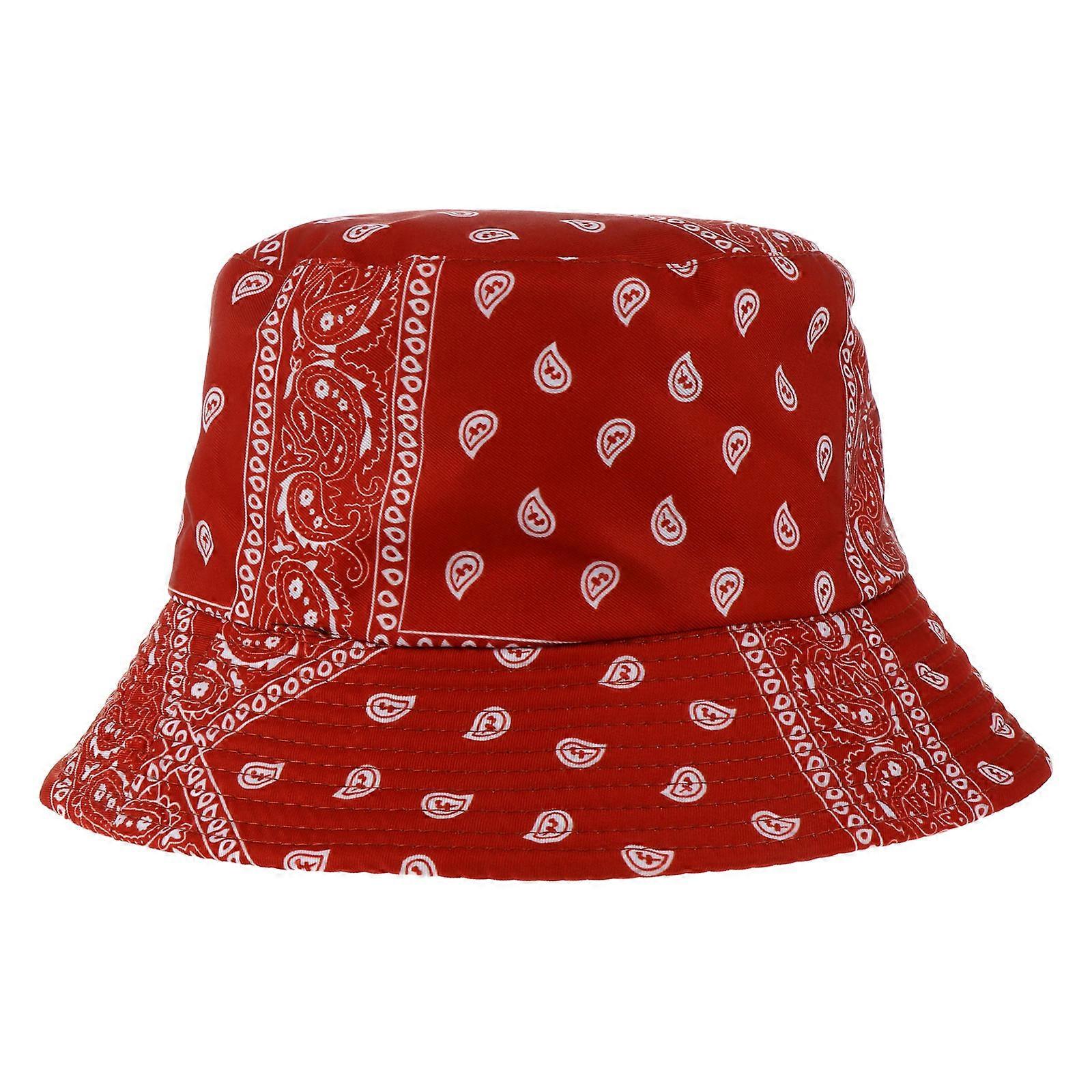 Red Wide Brim Hat With Retro Style For Activities Breathable 1Pack