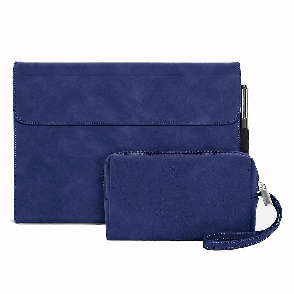 For Microsoft Surface Pro X Sheepskin All-Inclusive Shockproof Protective Case with Power Bag