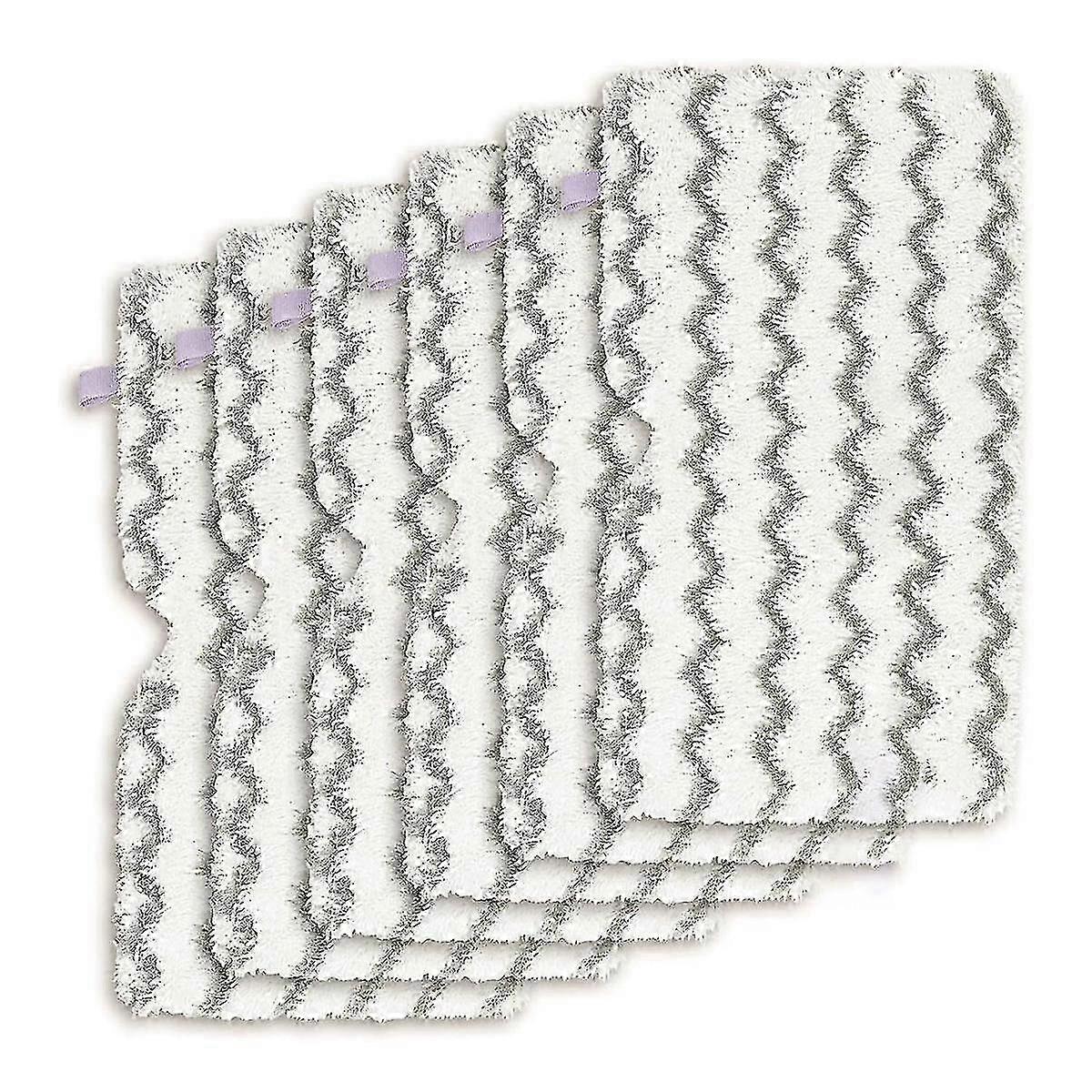 AURA 6-pack ångmopp ersättningskuddar kompatibla för ångfickmopp S3501 S3550 S3601 S3801 S3901 Se450 S3601d