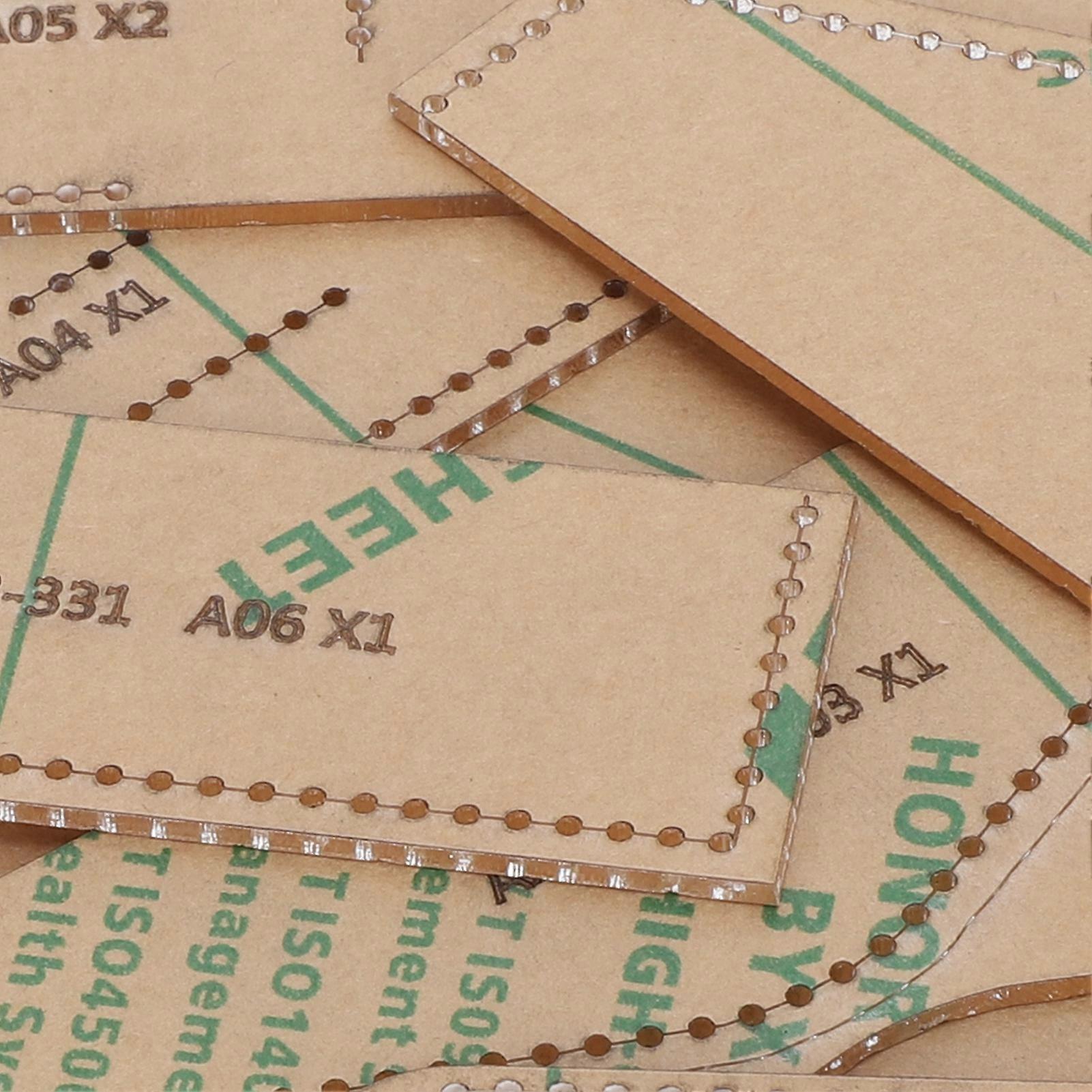 Acrylic Template Wallet Pattern Long Wallet Pattern DIY Mold Stencil Leather Craft Tool