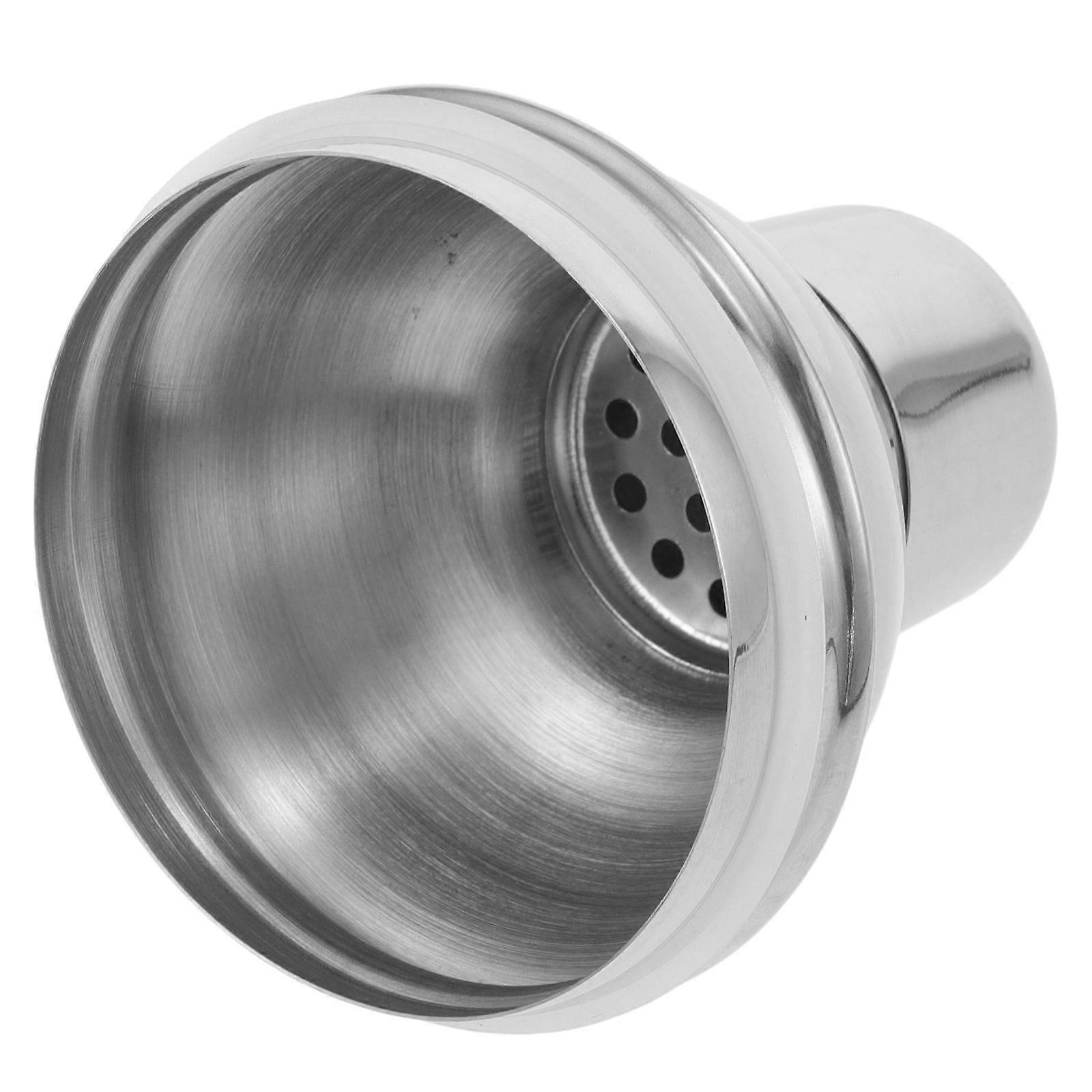 Stainless Steel Cocktail Shaker Lid with Silicone Seal for Home Use Silver Multifunctional Design Fits Most Cups