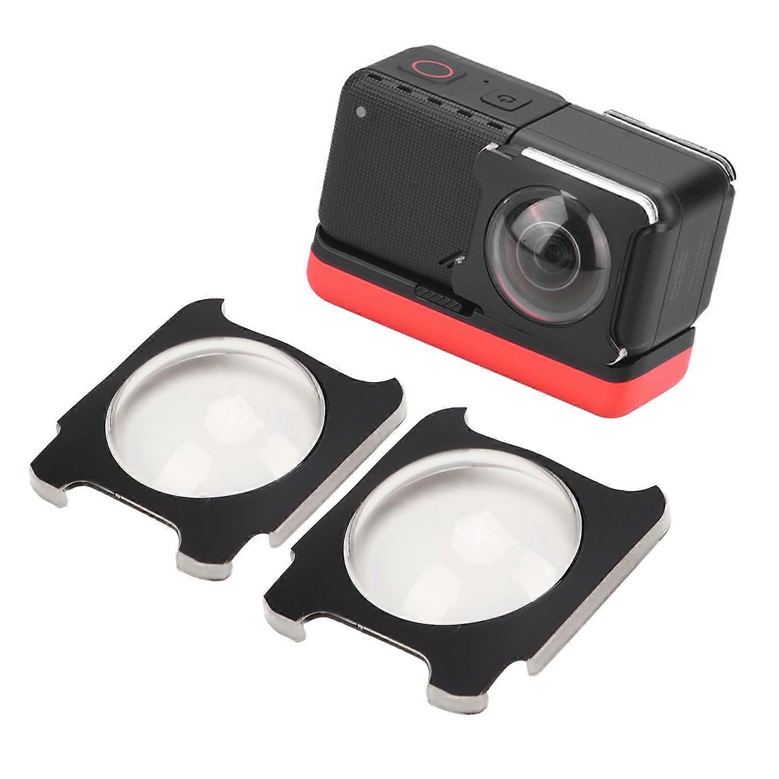 Action Camera Lens Guard PC Motion Camera Lens Protector for Insta360 ONE R RS Outdoor Shooting 