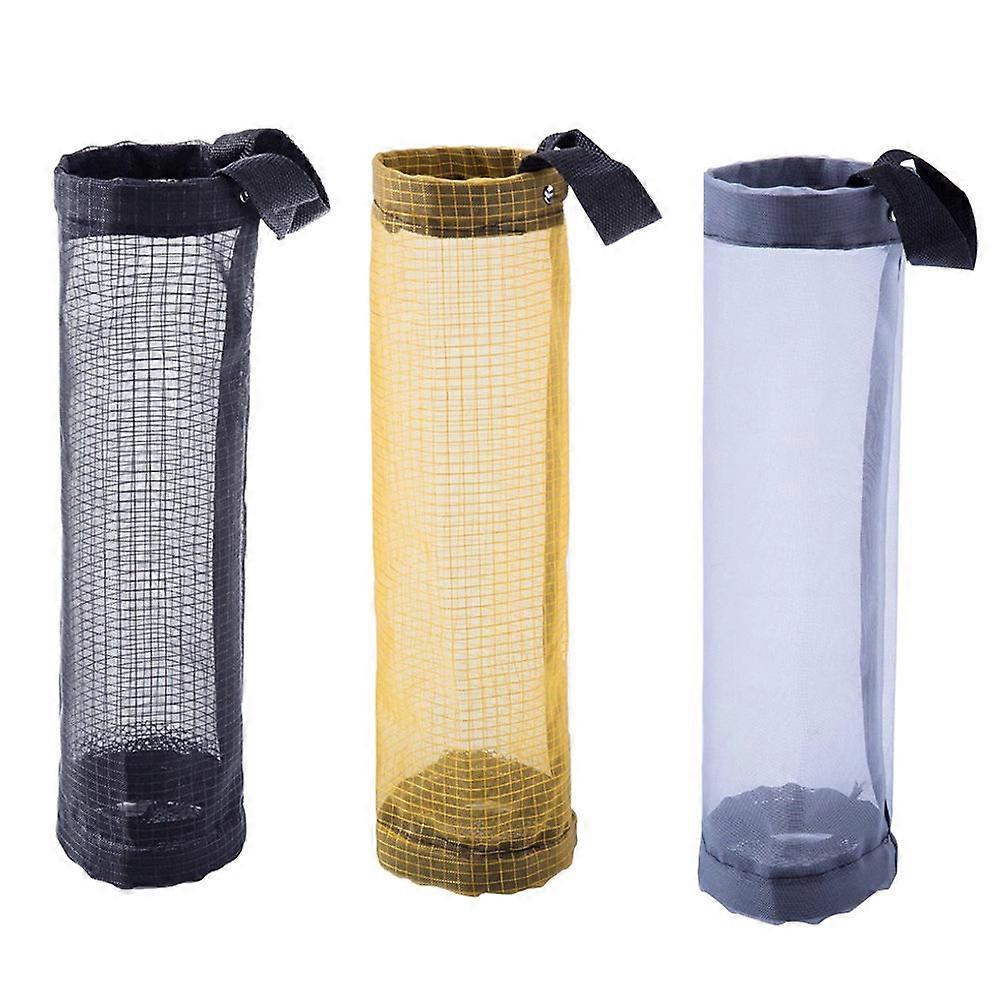 Kitchen Storage Bags Made of Polyester for Organizing Trash Bags with Mesh Fabric Assorted Color