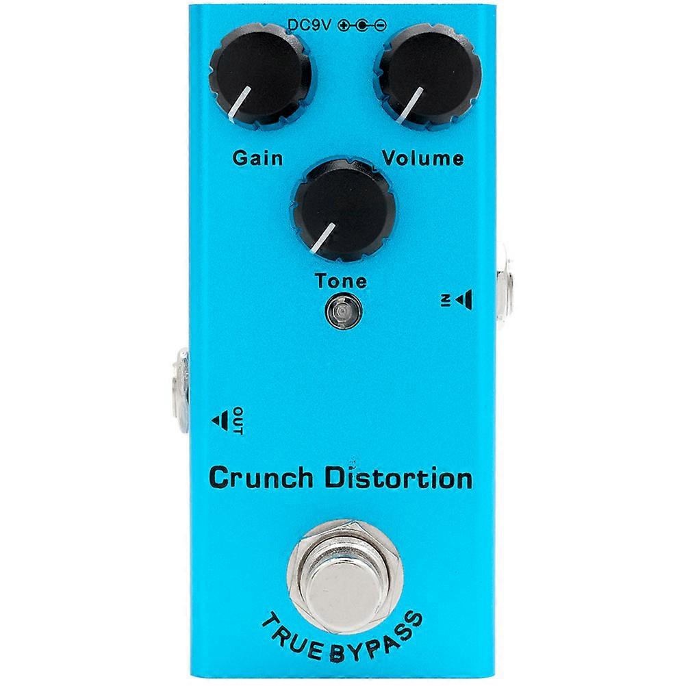 Analog Delay Guitar Effect Pedal with True Bypass, Compact Blue Metal Single Function Processor for Electric Guitar and Bass with Adjustable