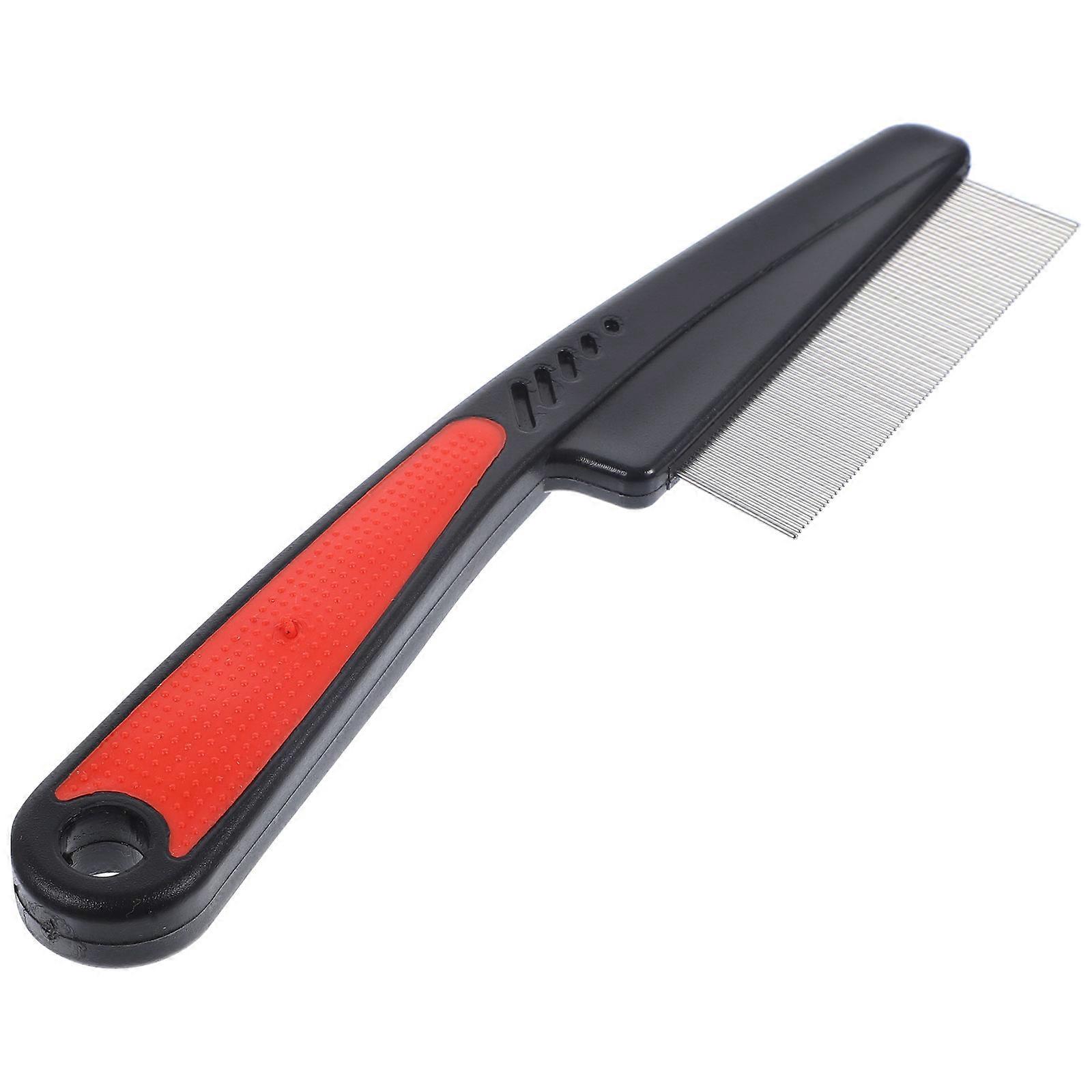 Stainless Steel Fine Tooth Comb for Dandruff Removal and Smooth Hairstyles – Durable Grooming Tool for Men and Women