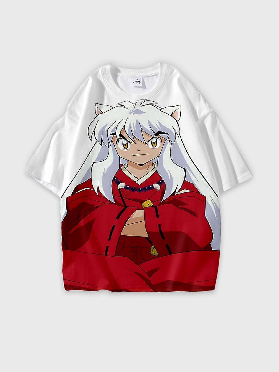 T-shirt round neck Role Pattern loose short sleeve D1288