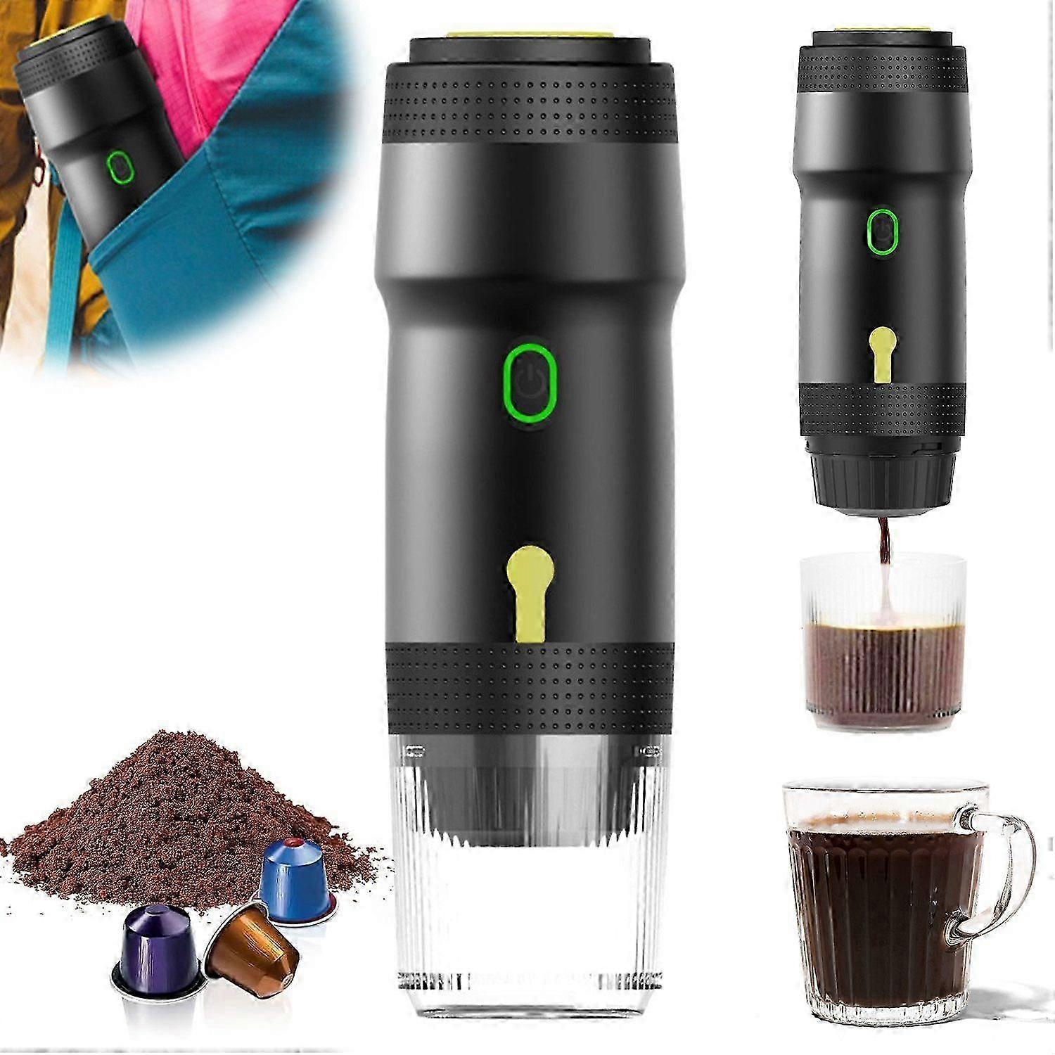Portable Espresso Machine for Ground Coffee - Compact and Convenient Coffee Maker