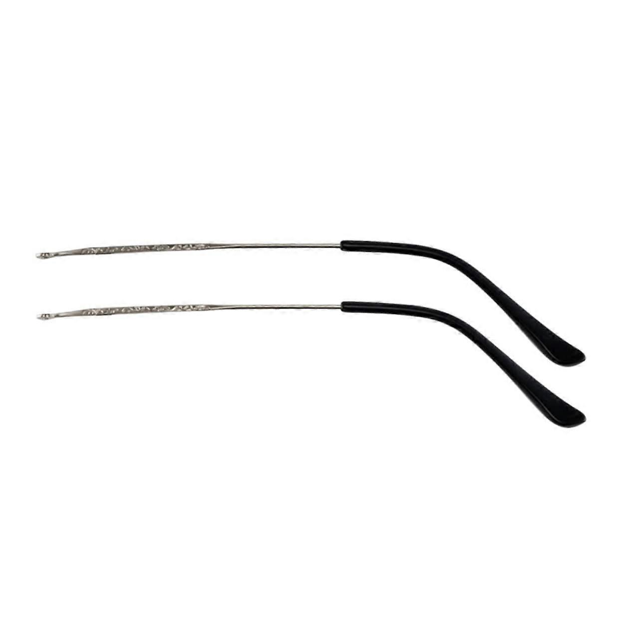 Replacement temple tips for metal frame glasses, easy to install, DIY accessory.