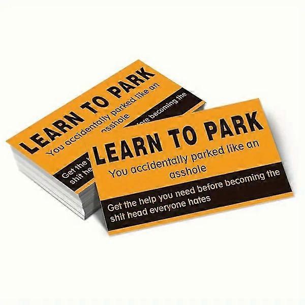 50 pcs Parking Tickets - Fun Prank Set for Adults, Multiple Different Parking Tickets