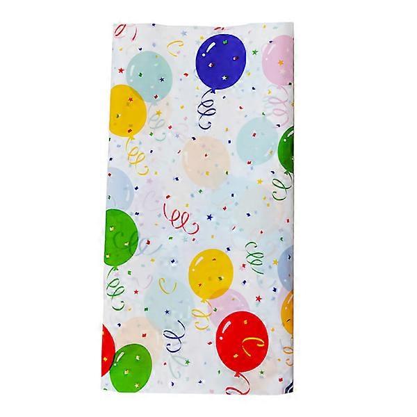 Unique Glitter Gold Balloon Rectangular Plastic Cloth 1 pc.