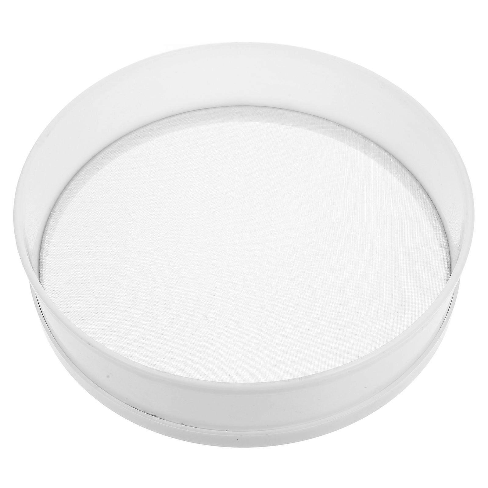 Flour Sieve Fine Mesh Stainless Steel Flour Sieve for Baking Round Sifter Portable Flour Sieve Baking Supply Fine Mesh Strainer Round Sifter for Bakin