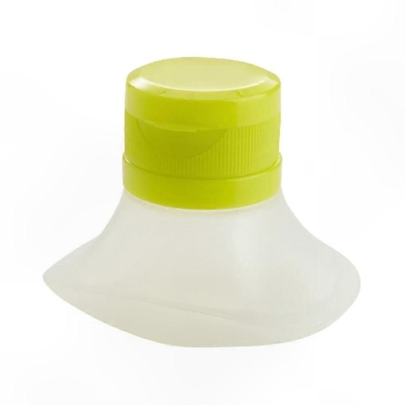 Silicone Seasoning Dispenser with Refillable Ketchup Container for Kitchen Use