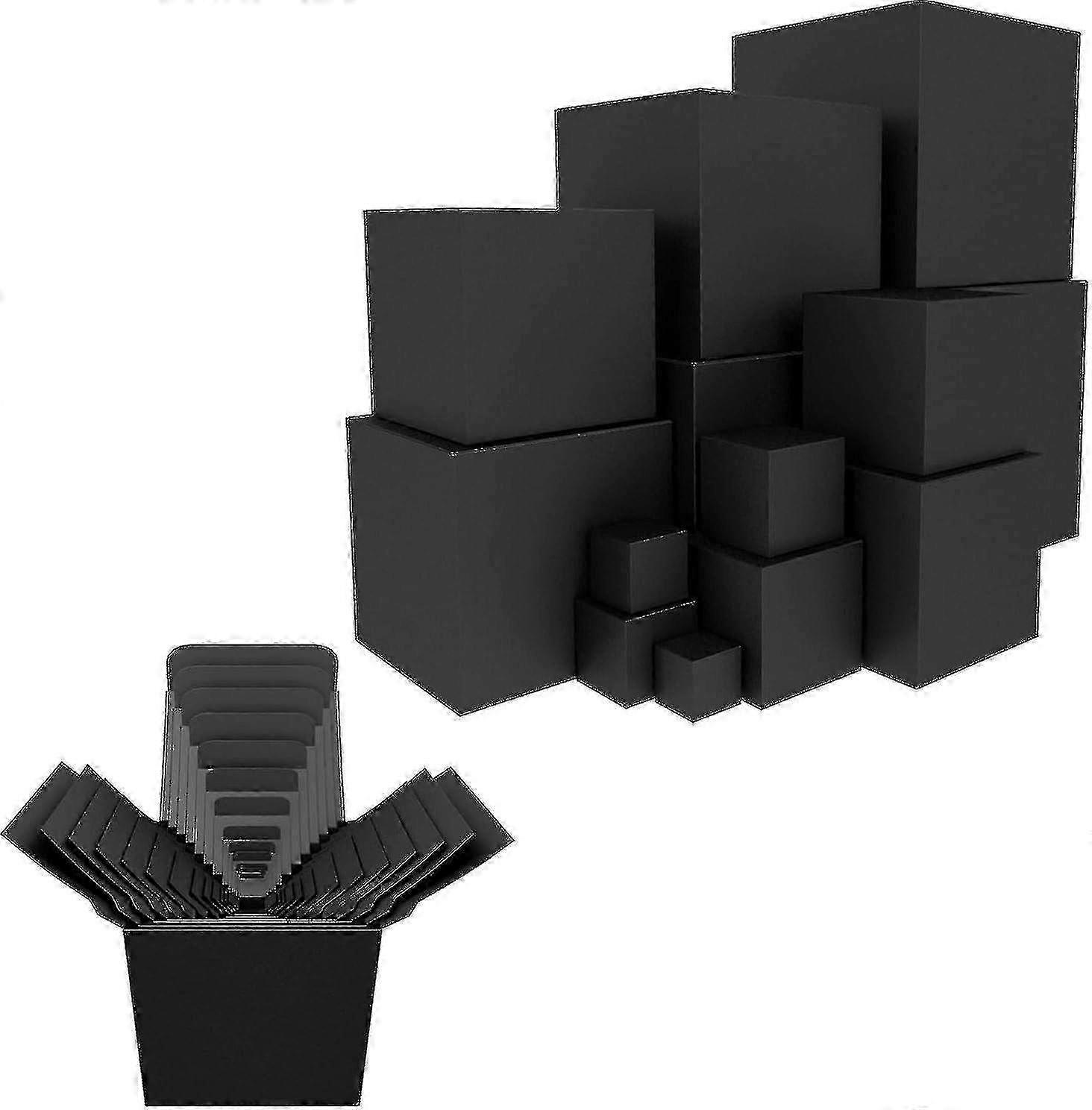 Prank Gift Box Set - Stackable Nesting Surprise Boxes for Gag Gifts (1.2-5.9in) - Fun and Hilarious Wrapping Solution by Zekai