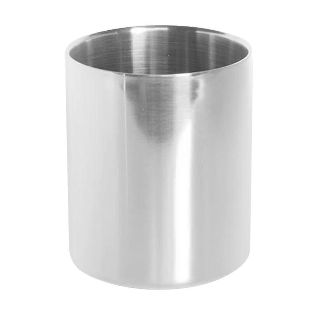 Sturdy Stainless Steel Cup for Holding Objects Silver Color Smooth and Stable 400ml