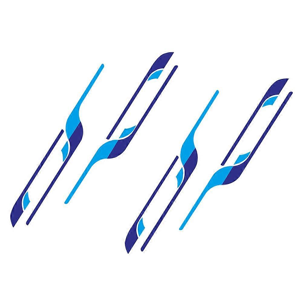 Car Exterior Decal 4Pcs Car Appearance Stylish for Outdoor Camping Car Modification