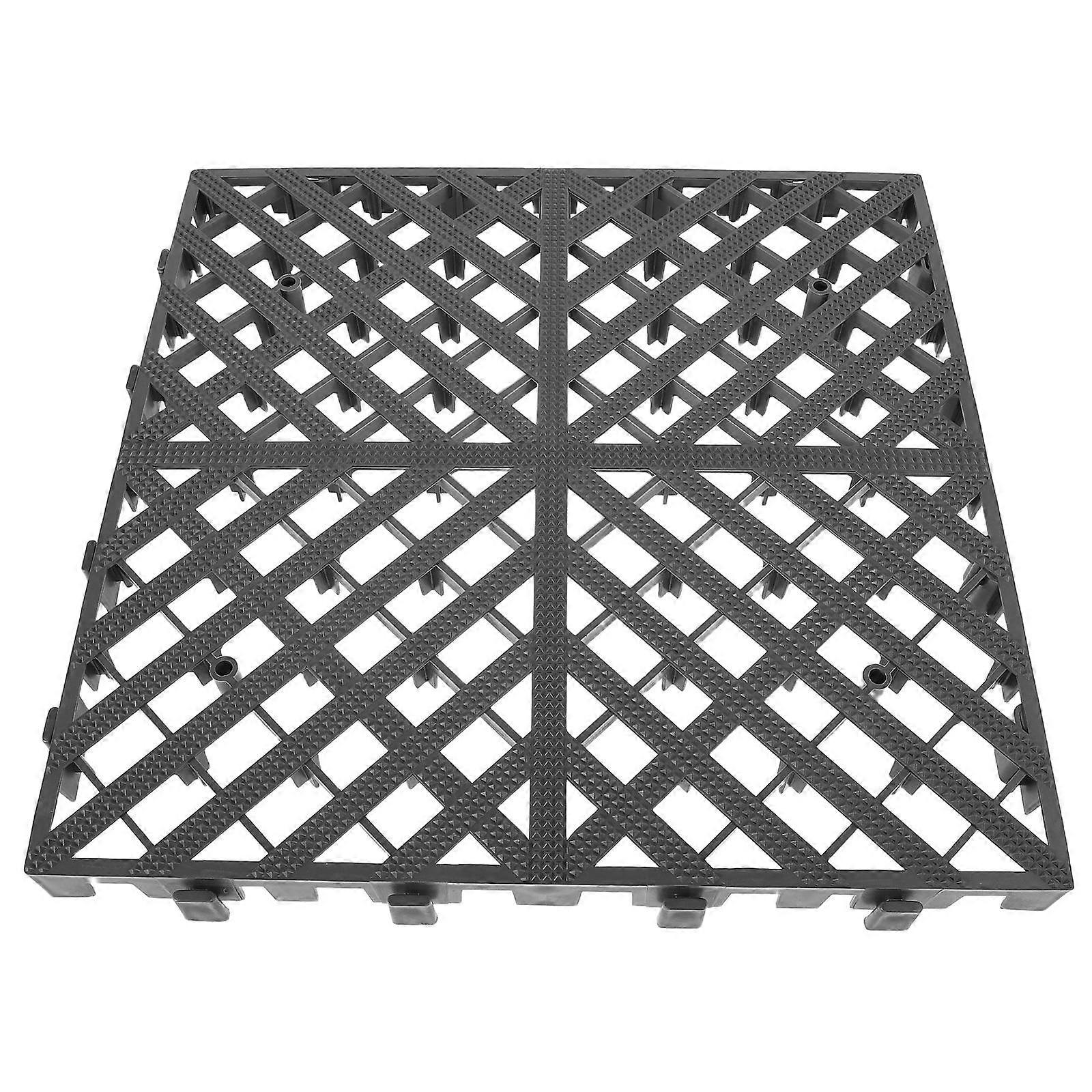 Effective Drainage Grid Mat For Auto Shops Featuring And Antislip Functionality In Grey Color 1Pack