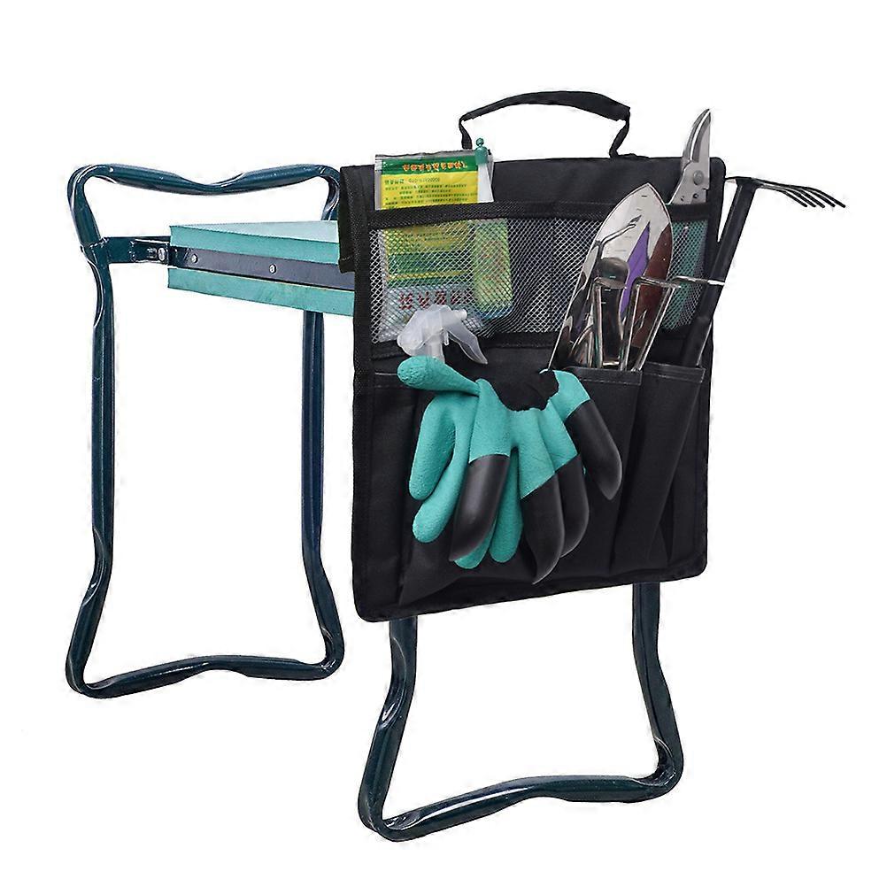 Practical Garden Tools Storage Bag Black Cart Design For Maintainers With Multi Functional Capabilities 1Pcs Included