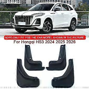For Hongqi HS3 2024 2025 2026 Car Styling ABS Car Mud Flaps Splash Guard Mudguards MudFlaps Front Rear Fender Auto Accessories-xj