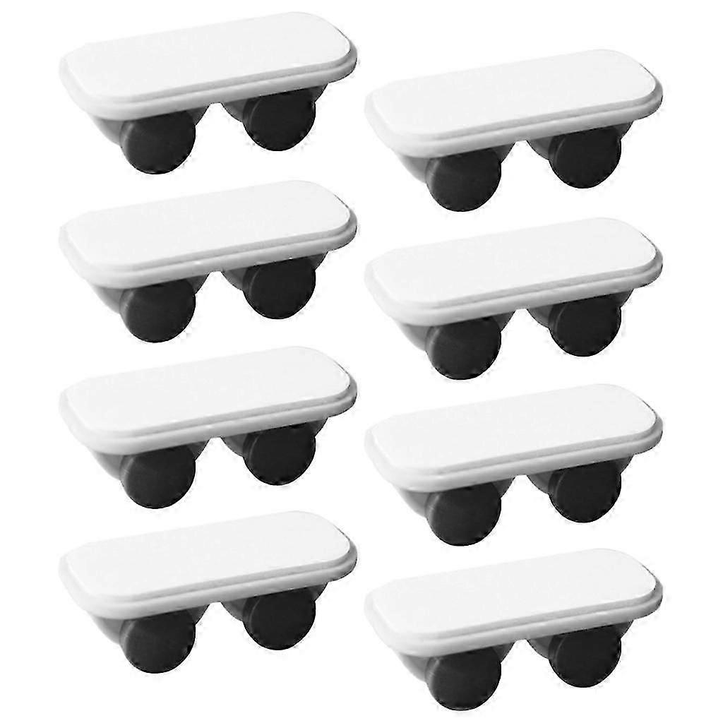 8PCS Adhesive Swivel Casters Universal Roller Castor for Cabinet Storage Box