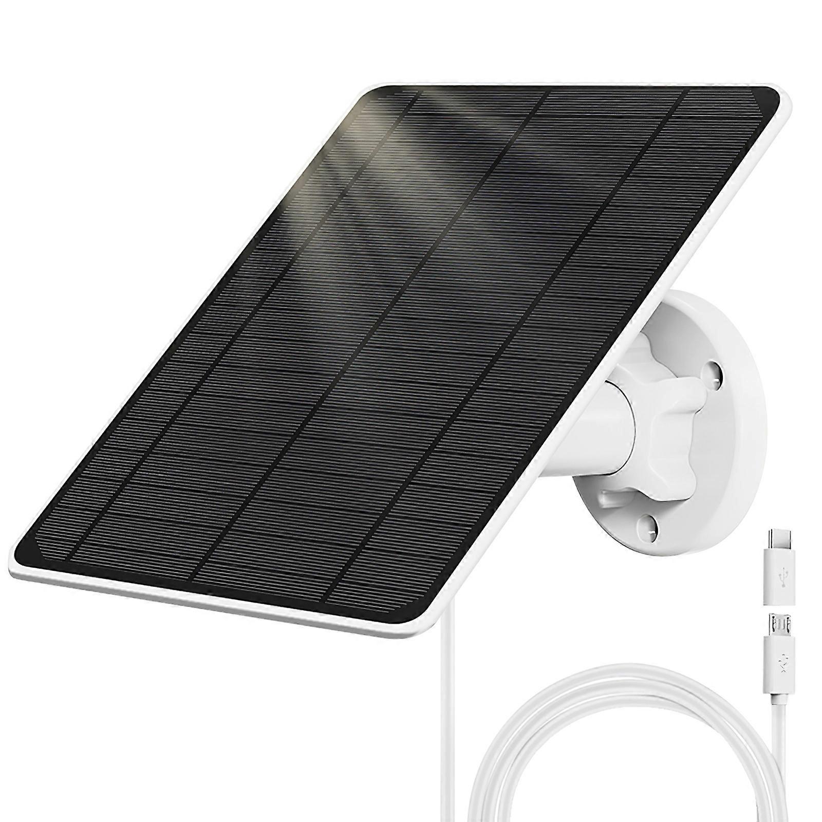 5W Solar Panel Charger for eufy Camera Security Doorbell