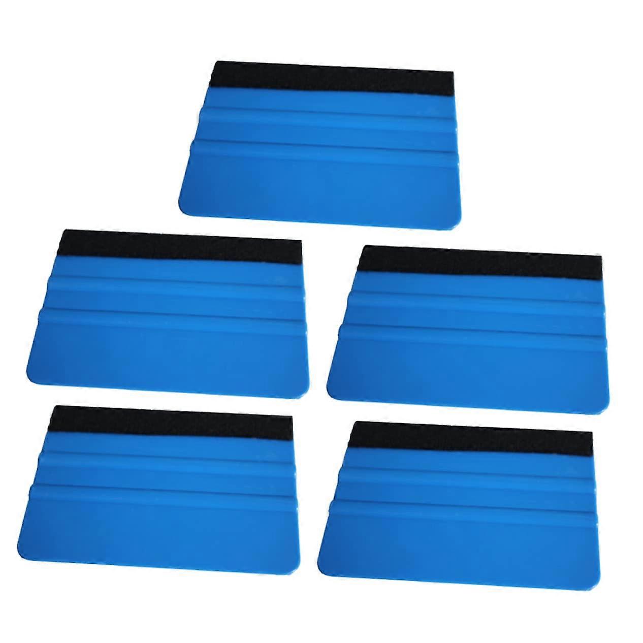 5 x Tool for Attaching Films, Car Windscreen Wipers with Handle, Removable Car Window Tint, Automatic Window Tint Kit, Puller, Car Adhesive Tape