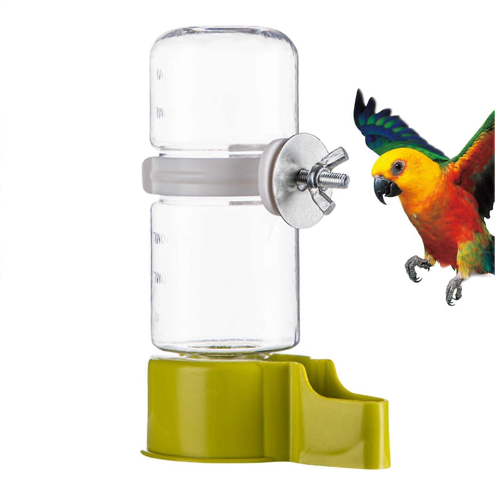 Bird Water Dispenser Cage, Automatic, 140ml, Hanging Feeder for Parakeets, Finches