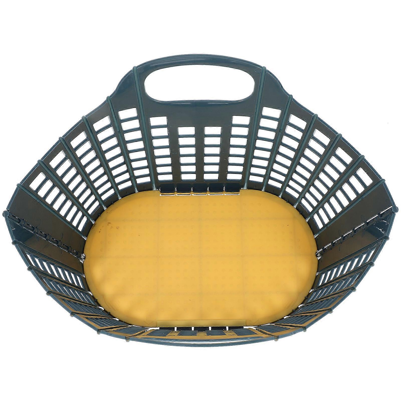 Multi-Function Decorative Fridge Basket Designed For Easy Vegetable Storage Featuring Collapsible Design 28.5X20.5X14CM 1Pcs