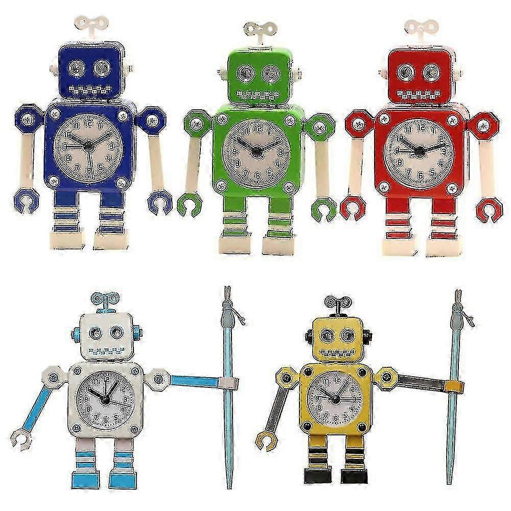 Alarm Clock For Kids, Robot Alarm Clock Children Analog Alarm Clock