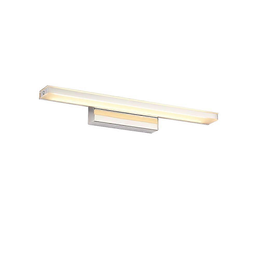 High Power LED Bathroom Light 9W Stainless Steel Anti-fog Mirror Rectangular Installation 42 X 5 X 7.5 CM 1Pack