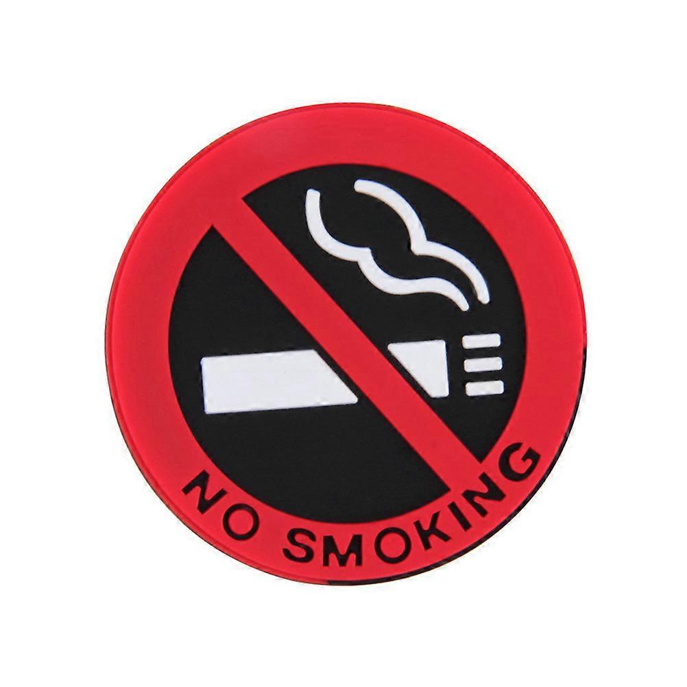 Durable Multi Color No Smoking Car Sticker for Indoor Outdoor Use Easy Attachment Size 10pcs