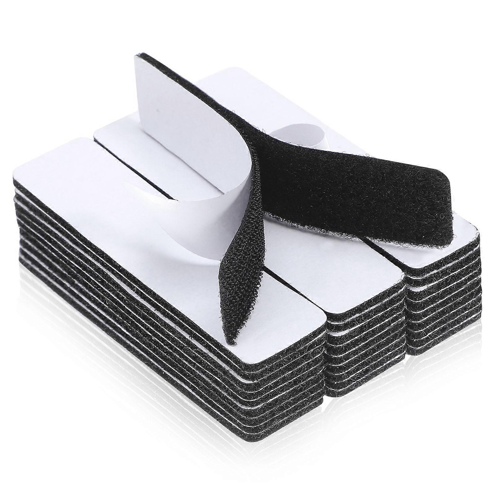 Sofa Fixing Stickers Adhesive Backed Hook And Loop Patches Fastening Strip Curtain Gripper Craft Projects Strong Hold 30Pcs