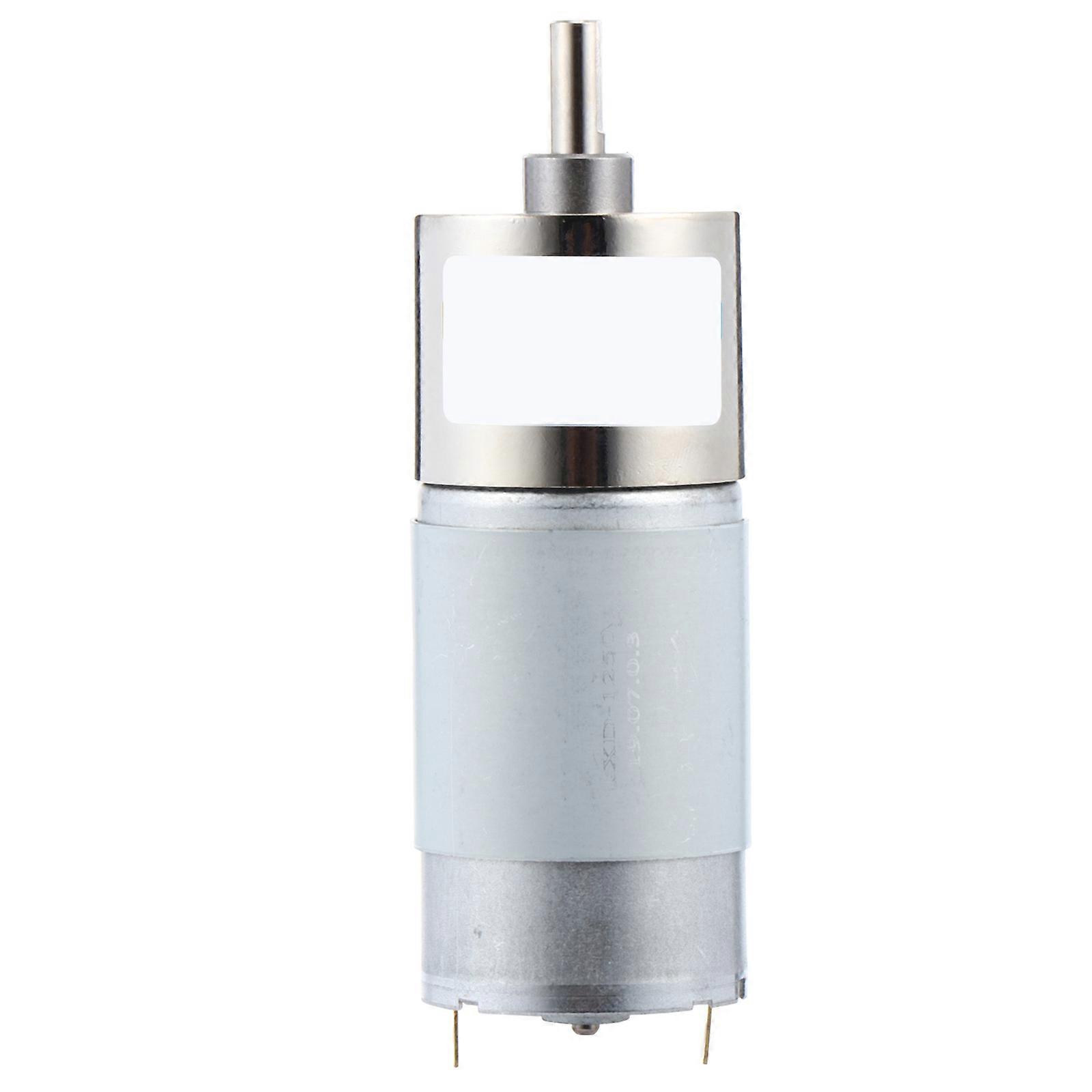 DC 12V High Torque Motor 1Set Made For Electric Toys And Instruments 4.13X1.38inch Premium Quality Metal Construction
