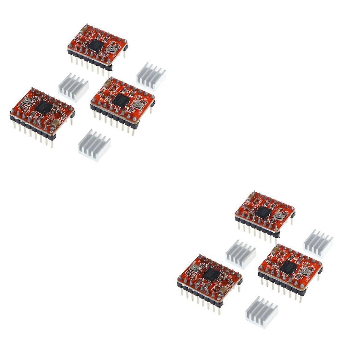 Pololu A4988 Stepper Motor Driver Module for 3D Printer Red Pack of 6