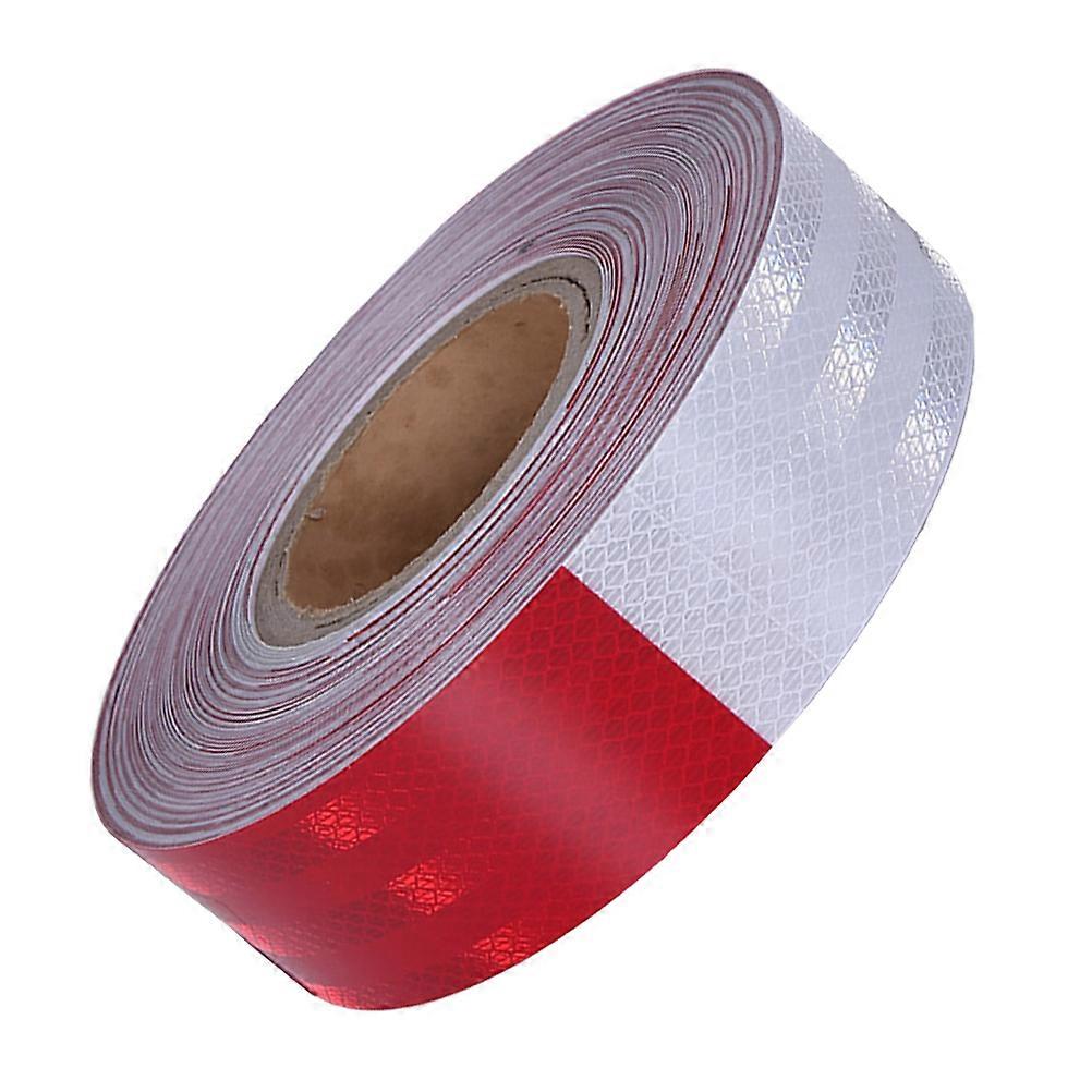 Reflective Warning Sticker Roll Self Adhesive High Visibility Decal for Trucks, Trailers, and Buses Night Safety Reflective Strip for Easy