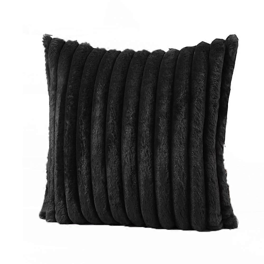 Soft Cozy Square Spring Striped Decorative Throw Pillow Covers