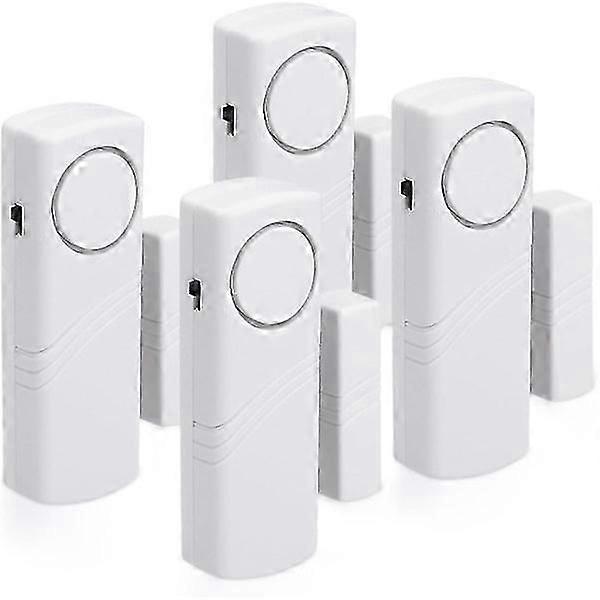 Door and Window Alarm - Lot 4x Wireless Intrusion Alarm