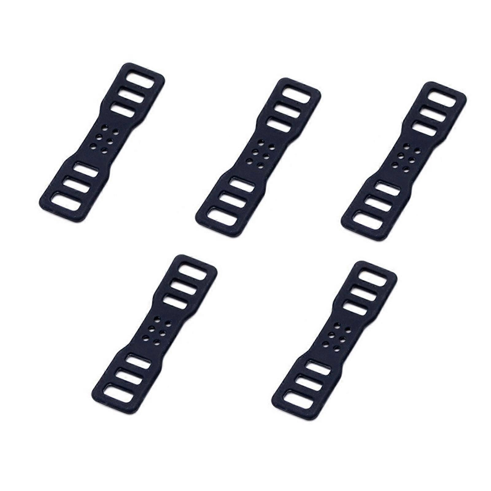 5pack Replacement Silicones Band High Elasticities Straps Night Cycling Straps for Various Weather Conditions Multicolor